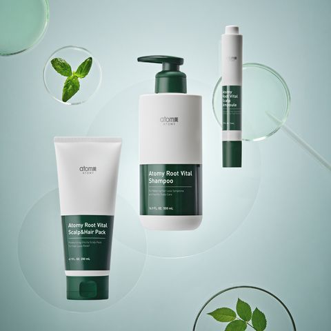 set de root vital: shampo,  tratamiento ampolletas