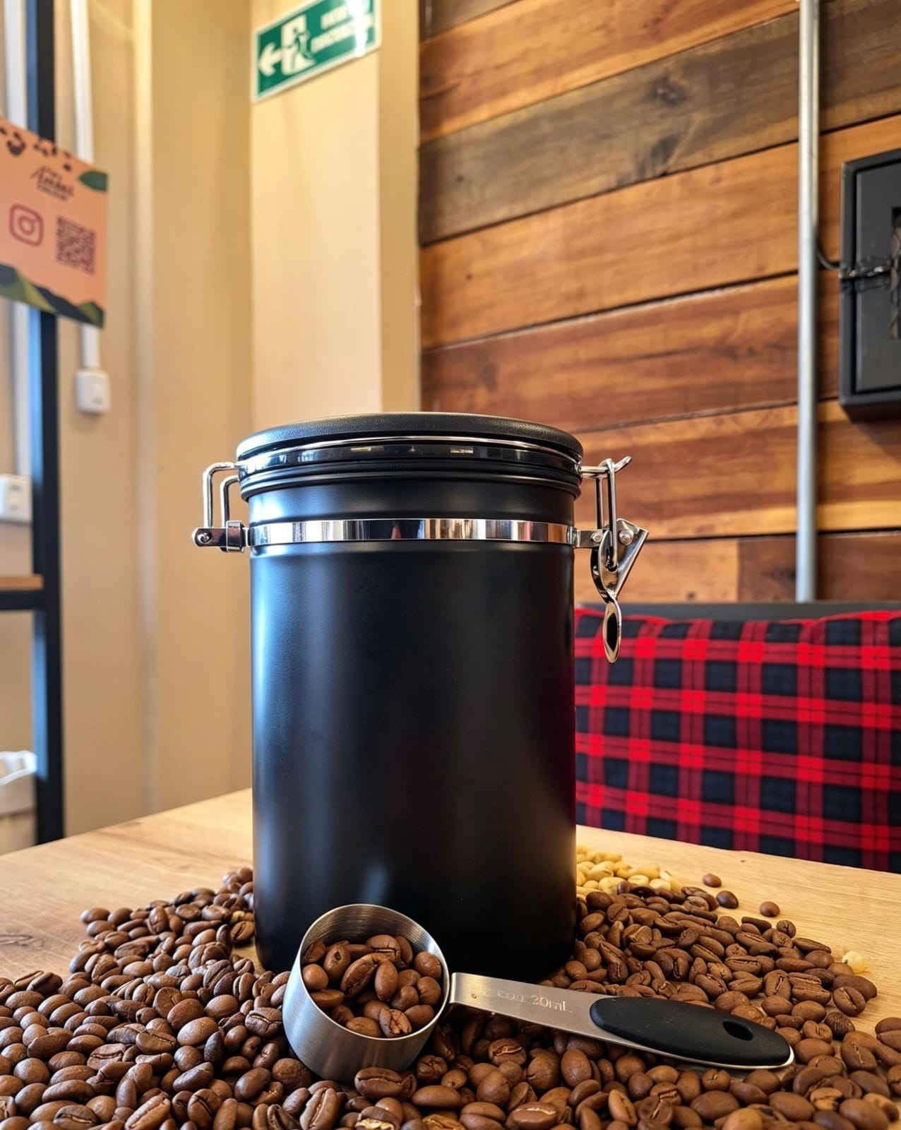 RECIPIENTE HERMÉTICO PARA CAFÉ