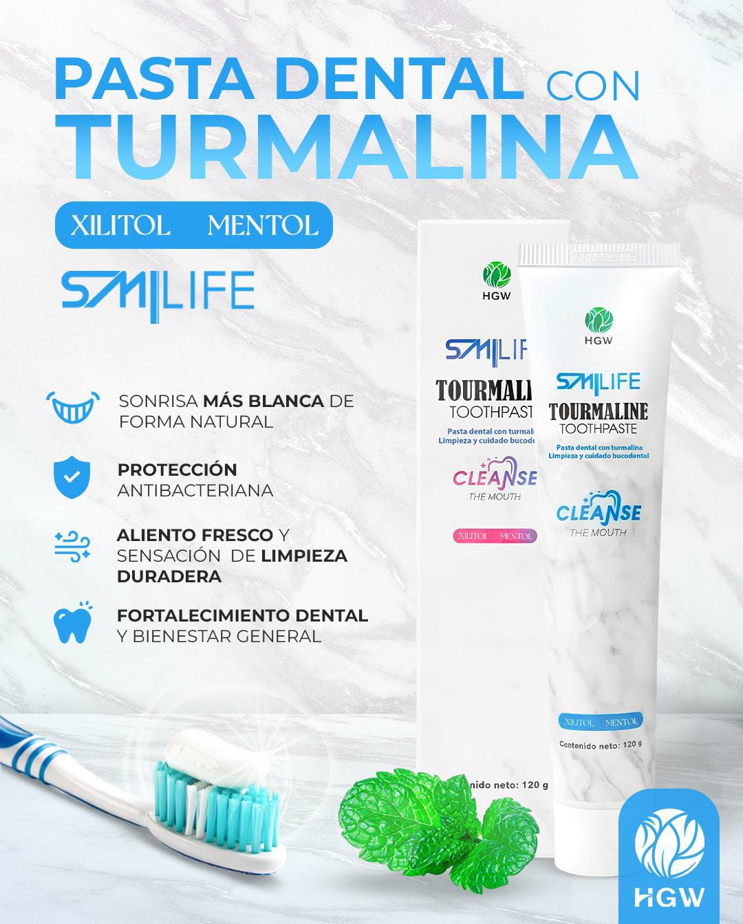 Pasta Dental de Turmalina HGW