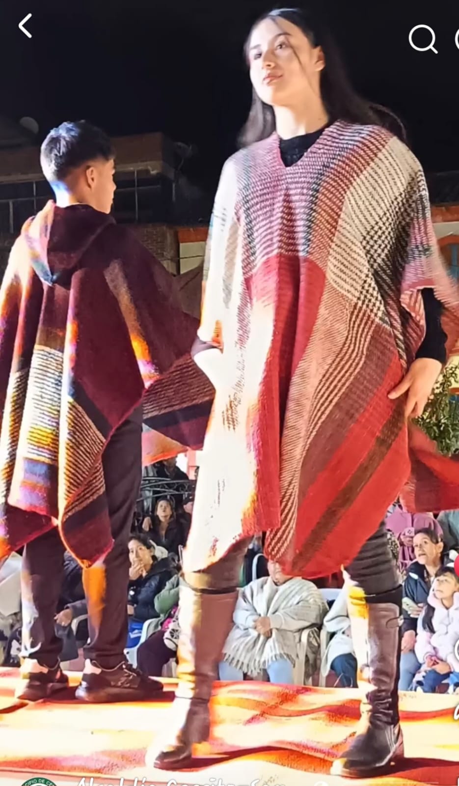 Poncho fiestero