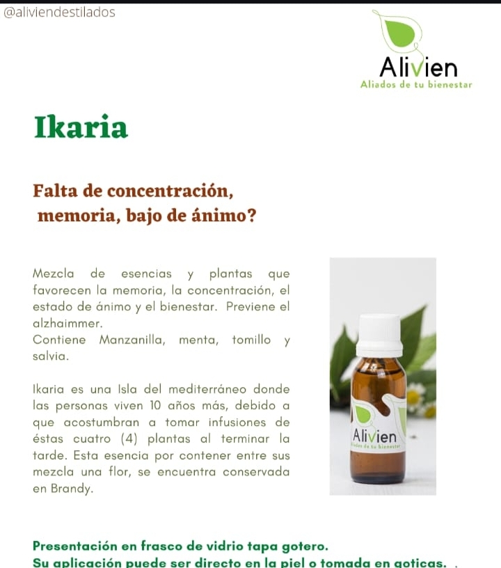 Extracto de Ikaria