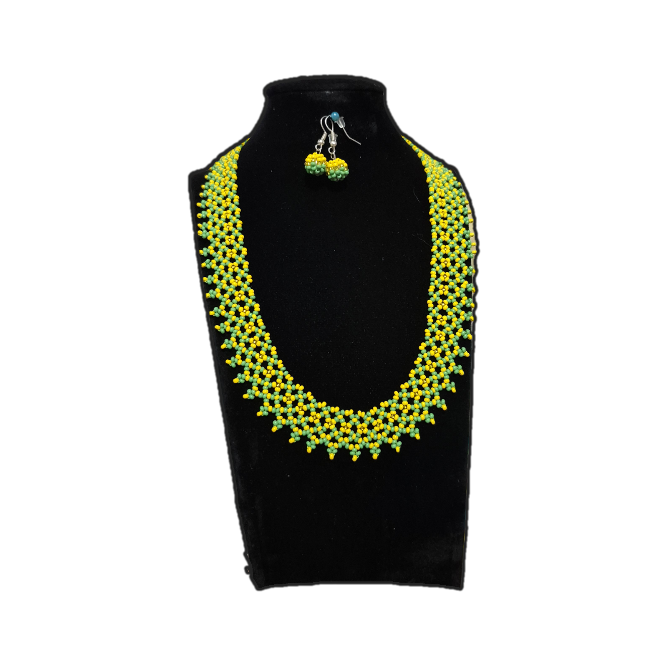 Collar y aretes- Primavera que Vuelve