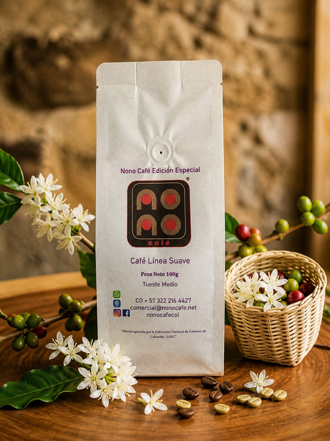 Nono Café Suave x100g - Molido